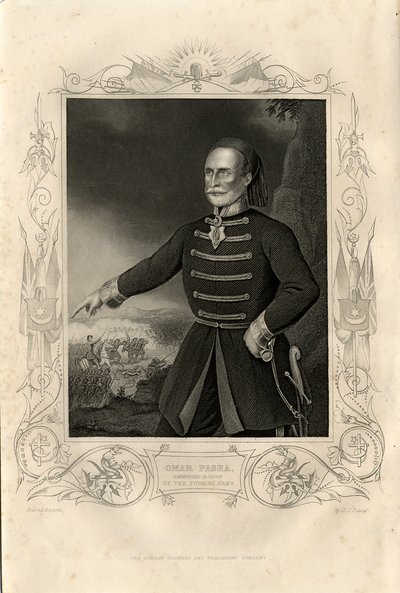 Ritratto di Omar Pasha, 1856 da Daniel John Pound
