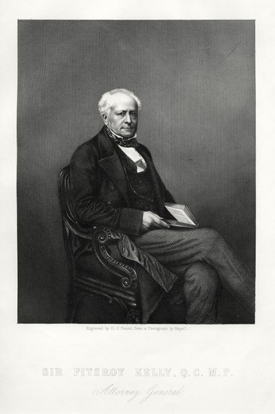 Sir Fitzroy Kelly, giudice inglese da Daniel John Pound