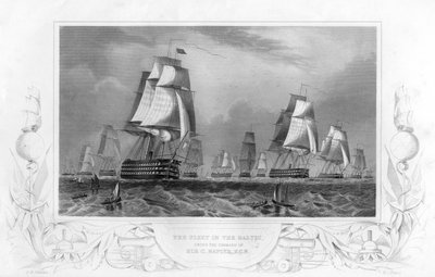 La flotta nel Baltico, sotto il comando di Sir Charles Napier da Daniel John Pound