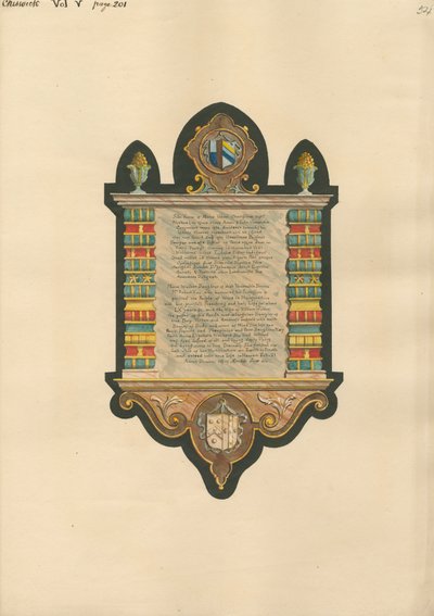 Memoriale a Marie Walker dalla Chiesa di Chadwick da Daniel Lysons
