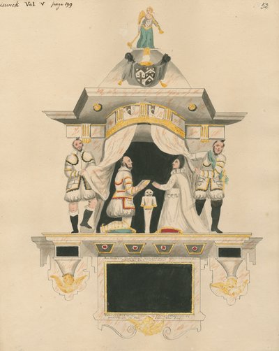 Memoriale a Sir Thomas Chaloner da Daniel Lysons