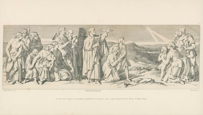 Una stella infuocata appare in Inghilterra, presagio di disastro, e viene apostrofata dal Monaco di Malmesbury da Daniel Maclise
