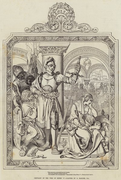 Cavalleria del Tempo di Enrico V da Daniel Maclise