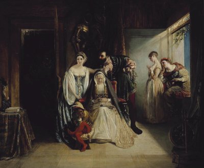 Francesco I e Diana di Poitiers da Daniel Maclise
