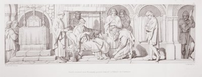 Harold, tornato dalla Normandia, si presenta a Edoardo il Confessore, da 