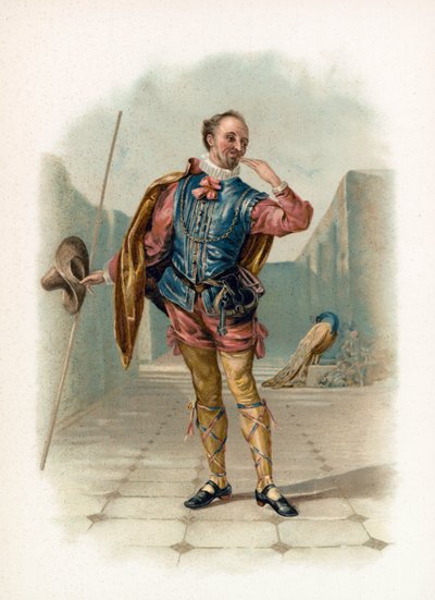 Malvolio dalla Dodicesima Notte da Daniel Maclise