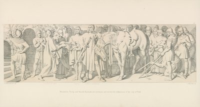 Nel frattempo, Tostig e Harold Hardrada sono vittoriosi e ricevono la sottomissione della città di York da Daniel Maclise