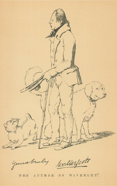 Sir Walter Scott da Daniel Maclise