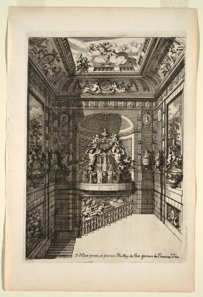 Tavola in Nouveaux livres de peintures de salles et d’escaliers da Daniel Marot