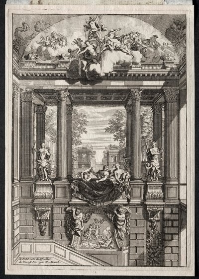 Scala al Palazzo di Voorst in Olanda da Daniel Marot