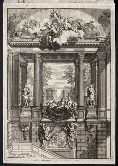 Scala al Palazzo di Voorst in Olanda da Daniel Marot