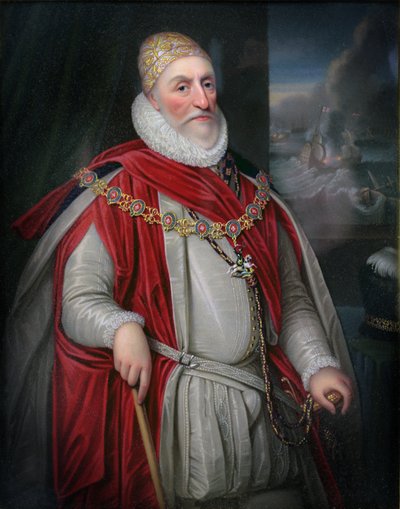 2° Lord Howard di Effingham da Daniel Mytens