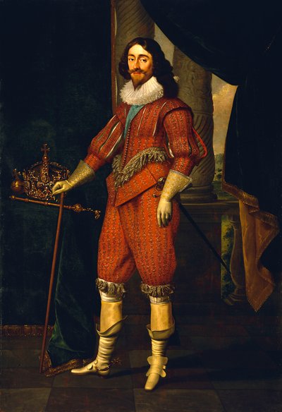 Carlo I (1600-1649), c.1631 da Daniel Mytens