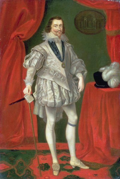 Ritratto di George Villiers, 1° Duca di Buckingham da Daniel Mytens