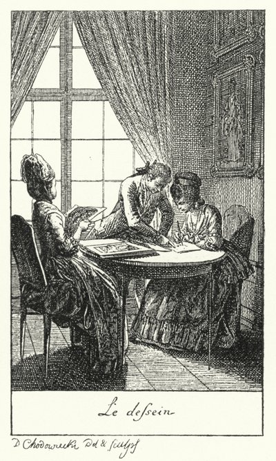Disegno (incisione) da Daniel Nikolaus (after) Chodowiecki