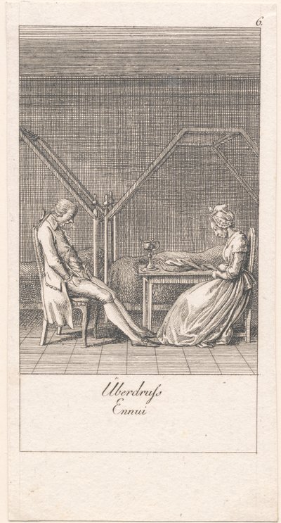 Motivi per il Matrimonio e le loro Conseguenze. Bl. 6 da Daniel Nikolaus Chodowiecki
