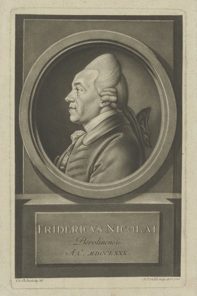 Christoph Friedrich Nicolai da Daniel Nikolaus Chodowiecki