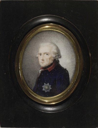Federico II di Prussia, c. 1785 da Daniel Nikolaus Chodowiecki