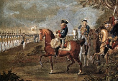 Federico il Grande Re di Prussia da Daniel Nikolaus Chodowiecki
