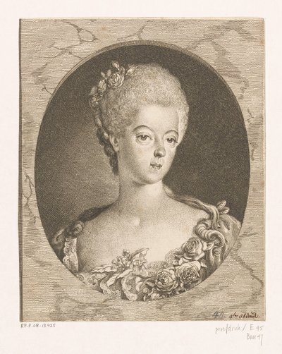 Ritratto di Wilhelmina di Prussia da Daniel Nikolaus Chodowiecki