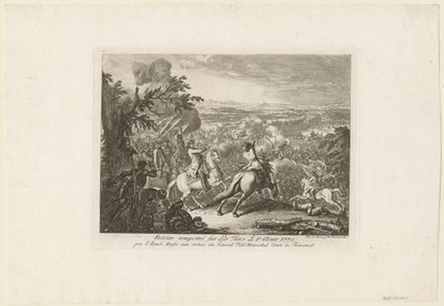La Battaglia di Cahul, 1770 da Daniel Nikolaus Chodowiecki