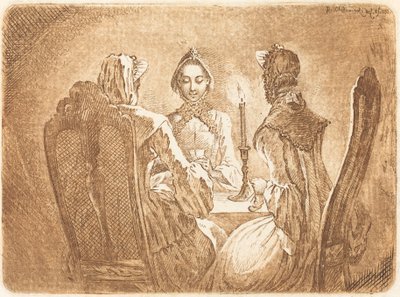 Il gioco delle carte da Daniel Nikolaus Chodowiecki