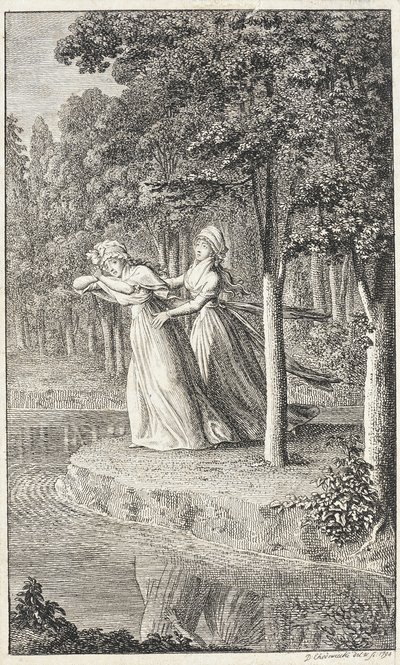 Frontespizio per la "Rivista mensile per signore di Lipsia del 1794" da Daniel Nikolaus Chodowiecki