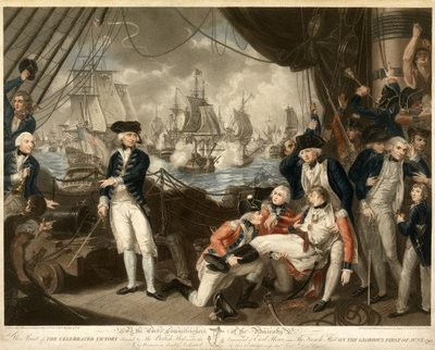Vittoria di Lord Howe nel Glorioso Primo di Giugno 1794 da Daniel Orme