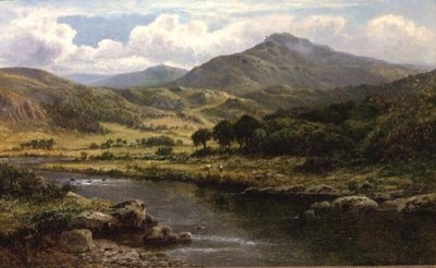 Paesaggio fluviale delle Highlands da Daniel Sherrin
