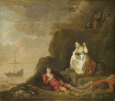 Teagenesi e Cariclea, 1625-1640 circa (olio su tavola) da Daniel Thivart