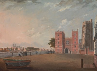 Palazzo di Lambeth da ovest da Daniel Turner