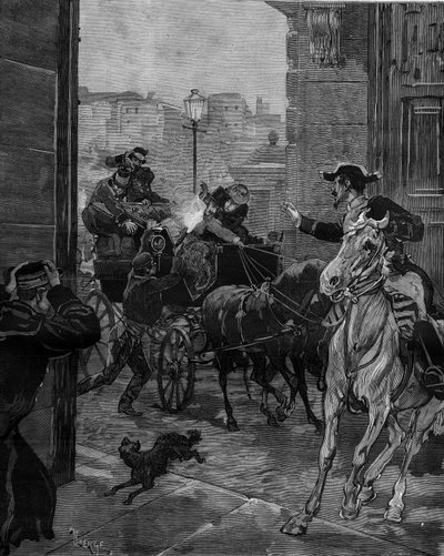 Tentato assassinio del re Alfonso XII (1857-1885), 30 dicembre da Daniel Urrabieta Vierge
