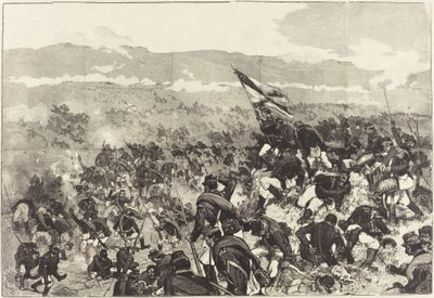 Battaglia di Plevna. Il 30 luglio, attacco delle alture, 1883-1890 da Daniel Urrabieta Vierge