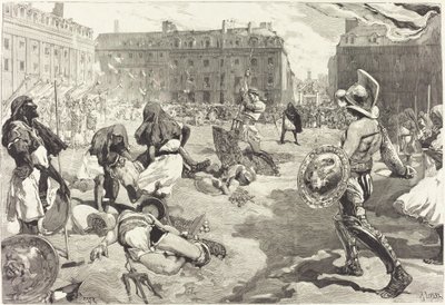 Le feste di Rennes. La grande cavalcata romana, 1883-1890 da Daniel Urrabieta Vierge