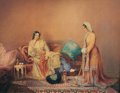 Signore greche fanariote, metà del XIX secolo da Daniel Valentine Rivière