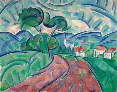 La strada per il villaggio da Daniel Vladimir Baranoff Rossine