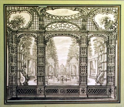 Studio per un murale decorativo da Daniel the Younger Marot