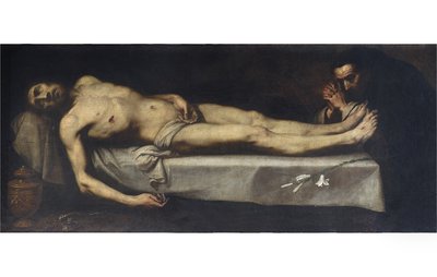 Cristo morto e San Domenico di Guzmán da Daniele Crespi