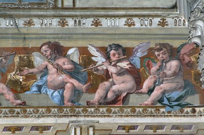 Angeli musicisti e putti da Daniele Crespi