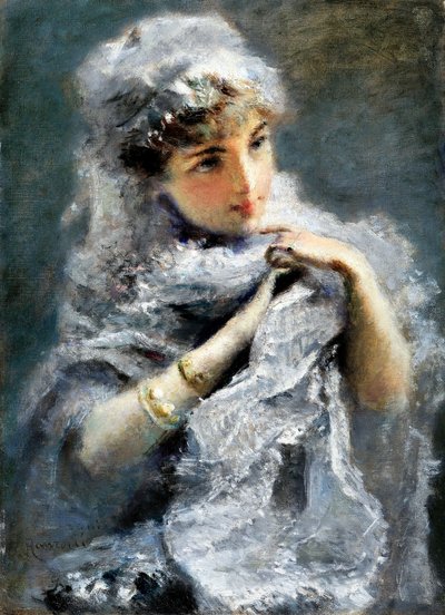 La giovinetta inglese da Daniele Ranzoni