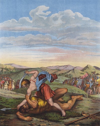 Davide che sconfigge Golia da Daniele da Volterra 1509 66 after Daniele da Volterra 1509 66 after