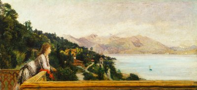 Veduta del Lago Maggiore dalla Villa di Ada Troubetzkoy da Danielle Ranzoni