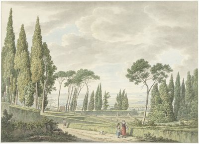 Veduta delle terrazze della Villa d