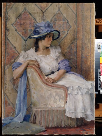 Donna in bianco da Danil Karpovich Kraynev