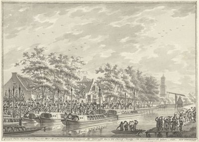 Arrivo degli abitanti di Amsterdam a Utrecht, 1787 da Daniël Kerkhoff