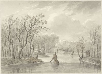 Paesaggio invernale da Daniël van Oosterhoudt