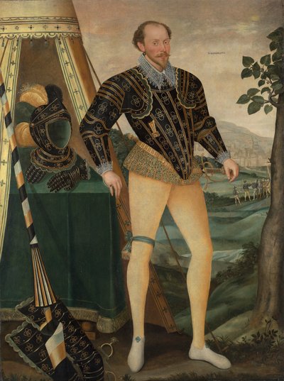 Sir William Drury, di Hawstead, Suffolk (1550–1590) da Daniël van den Queborne