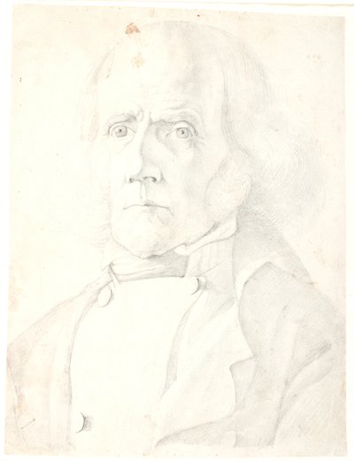 Un vecchio con i capelli lunghi da Dankvart Dreyer
