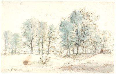 Paesaggio vicino a Fredensborg da Dankvart Dreyer
