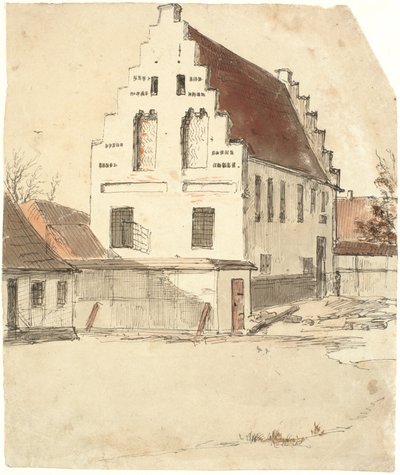 La cappella funeraria presso la Chiesa della Madonna a Odense da Dankvart Dreyer